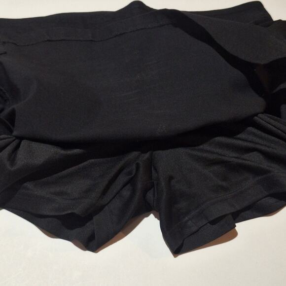 Tribal Pull On Skirt Skort Women's 12 Black Basic Classic Simple Minimalist Mini - Picture 7 of 12